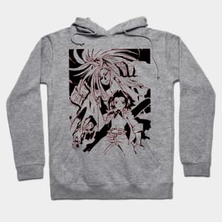 Yoh Asakura and Amidamaru Hoodie